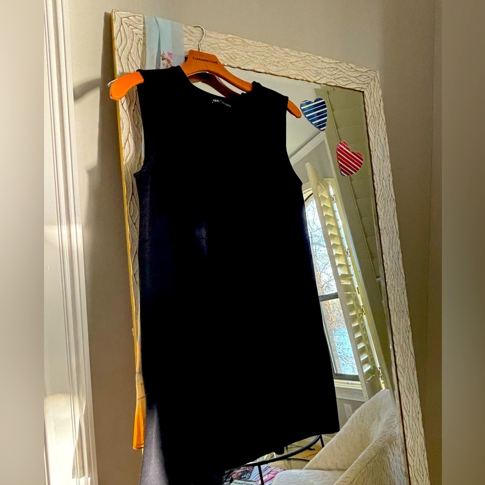 Zara Black Retro Mini Dress